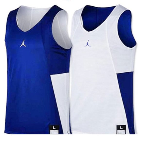 NIKE JORDAN REVERSIBLE BASKETBALL TANK TOP NWT - Picture 1 of 5
